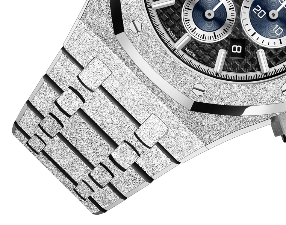 ROYAL OAK FROSTED CHRONOGRAPH Black Dial 41mm - LITELUX