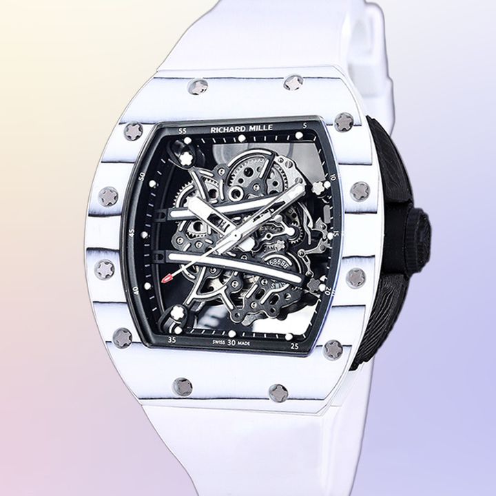 Richard Mille RM35-02 RM35-02-029 Men Around 45mm Mechanical Transparent Dial - LITELUX