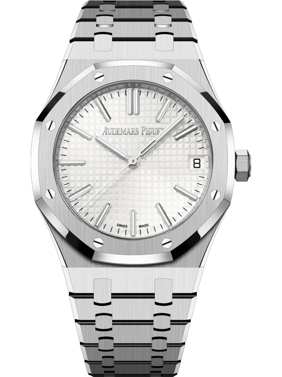 ROYAL OAK Silver-Toned Dial 41mm - LITELUX