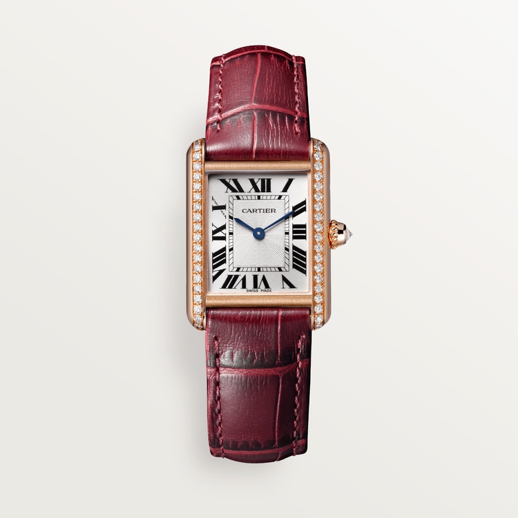 TANK LOUIS  Rose Gold Diamond 22mm - LITELUX