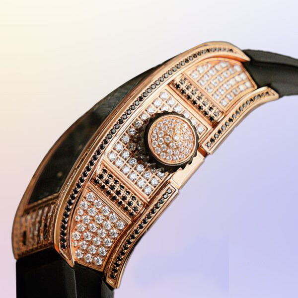 Richard Mille RM51-02 RM51-02-010 Ladies Around 48 40mm Diamond Paved Dial Mechanical - LITELUX