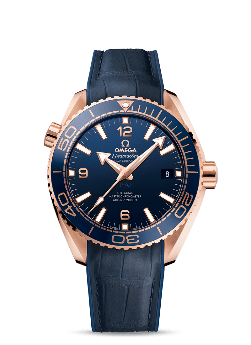 PLANET OCEAN 600M Deep Blue / Gold 43.5mm - LITELUX