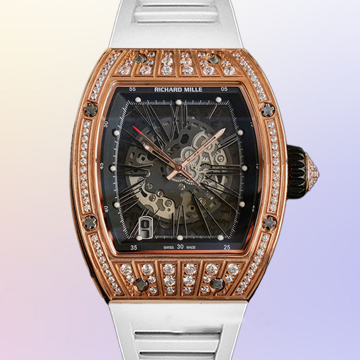 Richard Mille RM52-02 Men Around 43mm RM52-02-016 Mechanical Silver-tone - LITELUX