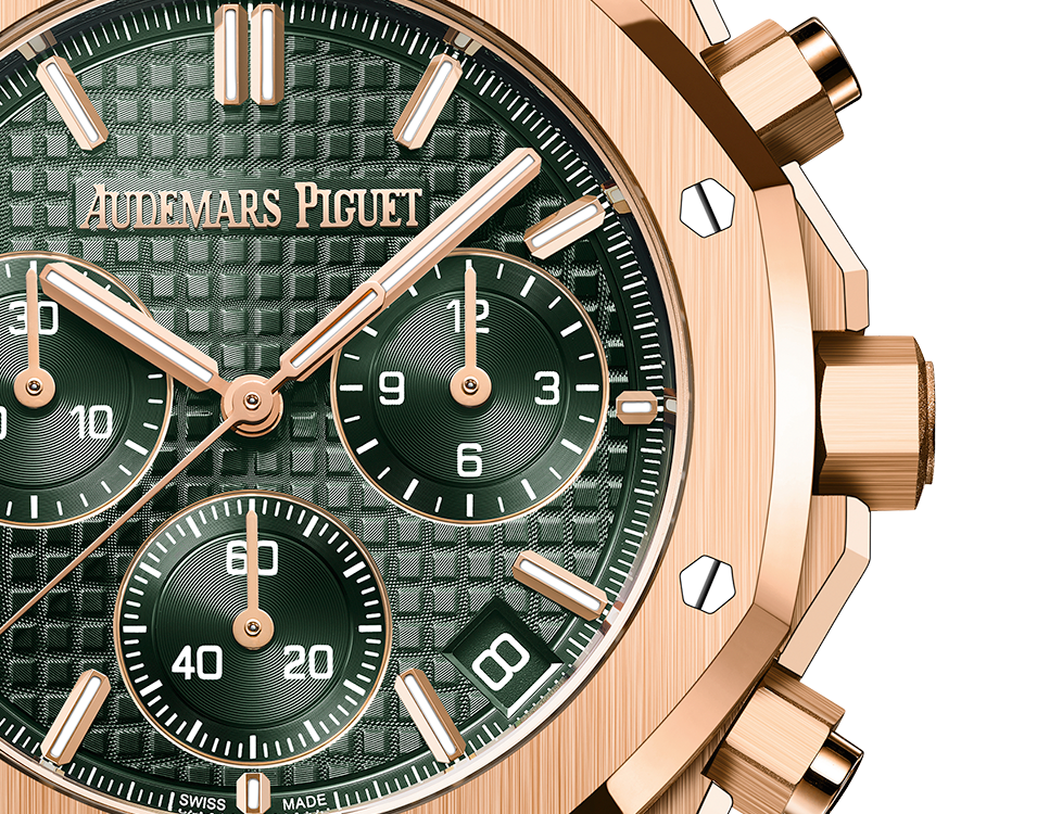 ROYAL OAK Pink Gold Khaki Green Dial CHRONOGRAPH 41mm - LITELUX