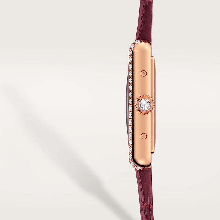 TANK LOUIS  Rose Gold Diamond 22mm - LITELUX