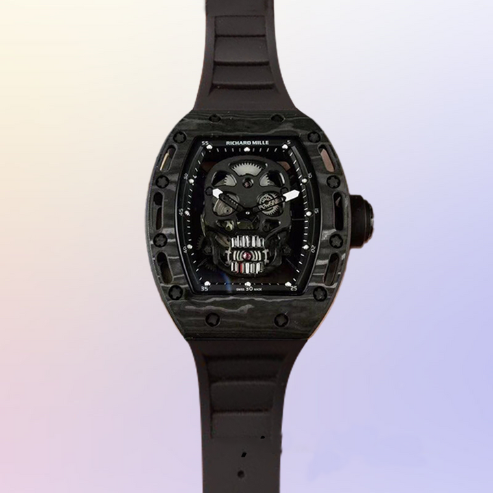 Richard Mille RM052 Men Around 50 43mm RM052-008 Black Skull Dial Mechanical - LITELUX