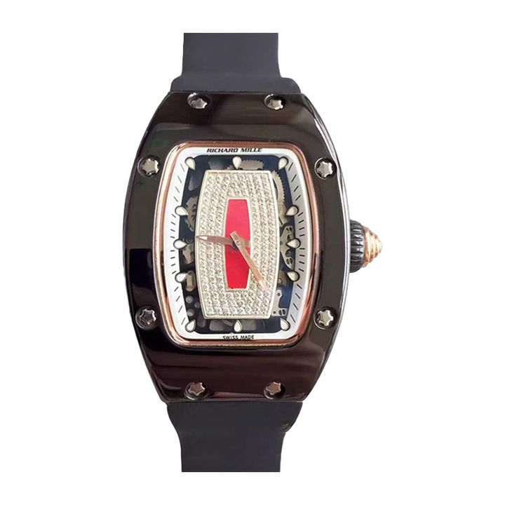 Richard Mille RM07-01 Around 31 45mm Ladies RM07-01-002 Automatic Red With Diamonds Dial - LITELUX