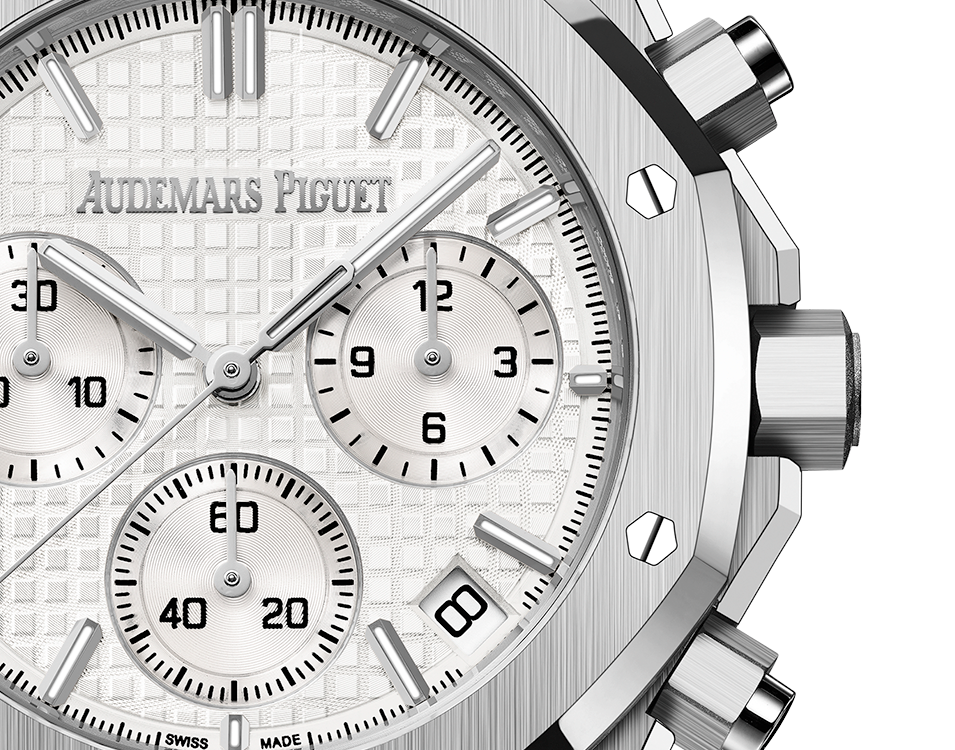 ROYAL OAK Silver-Toned Dial CHRONOGRAPH 41mm - LITELUX