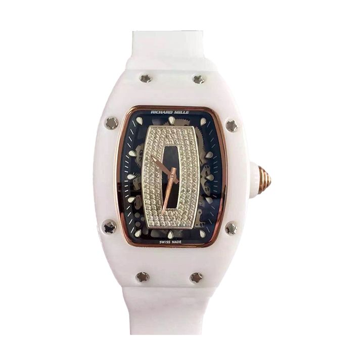 Richard Mille RM061 Men Around 50 40mm RM061-003 Hand Wind White - LITELUX