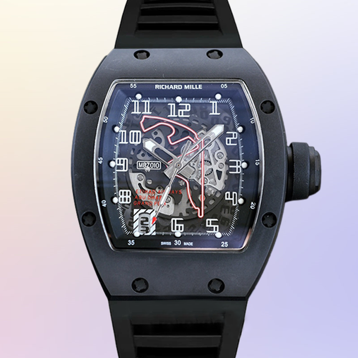 Richard Mille RM52-02 RM52-02-013 Men Around 43mm Rose Gold-tone - LITELUX