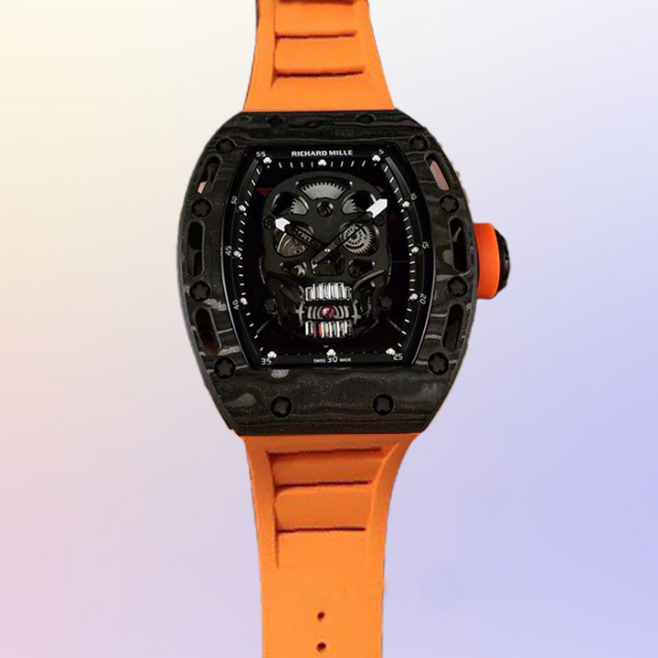 Richard Mille RM052 Around 50 43mm Men RM052-005 Rose Gold Skull Dial Rose Gold - LITELUX