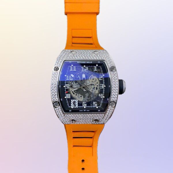 Richard Mille RM010 Around 50 42mm Men RM010 003 Silver Transparent Dial - LITELUX
