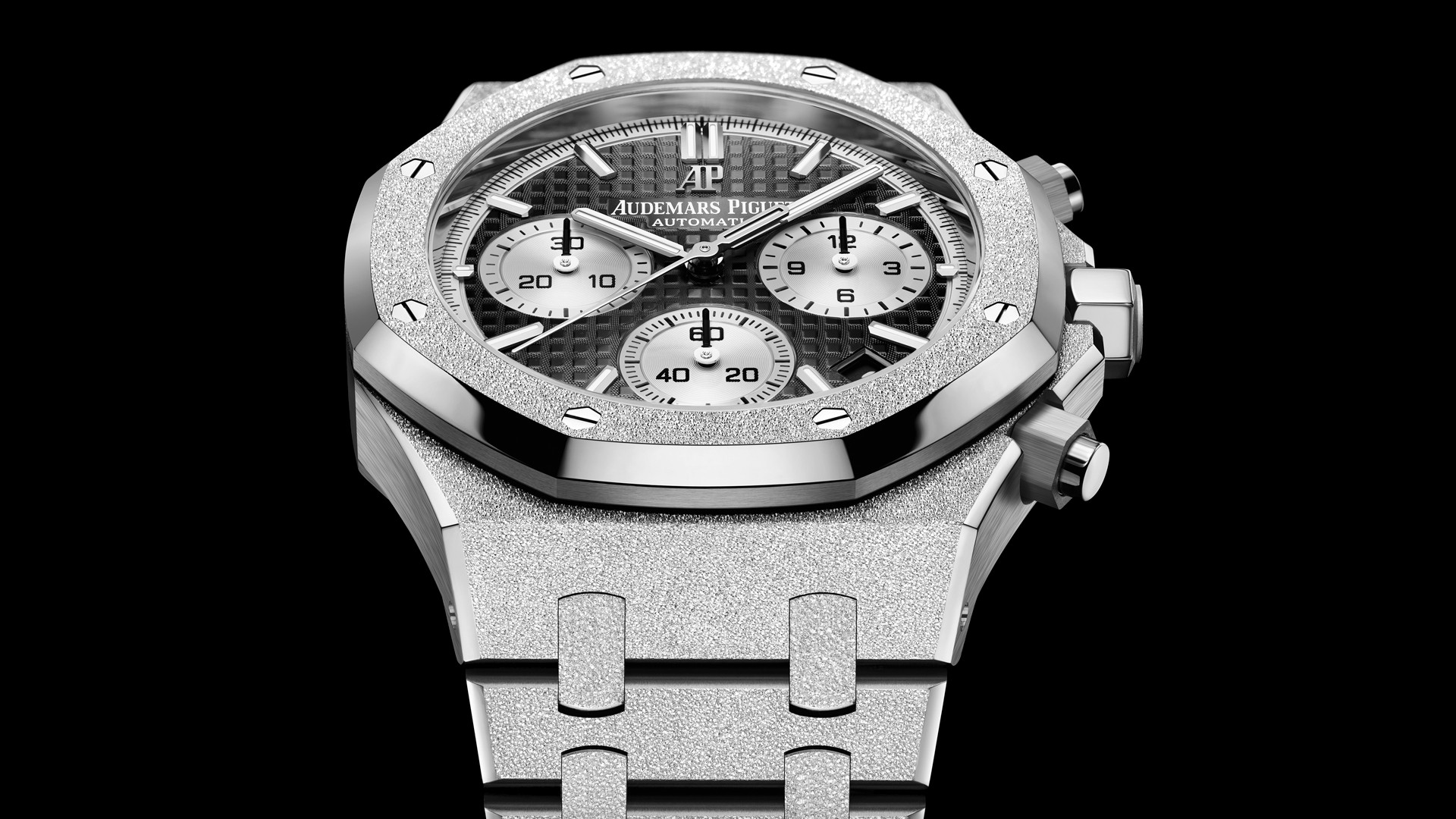 ROYAL OAK FROSTED GOLD CHRONOGRAPH Black Dial 41mm - LITELUX