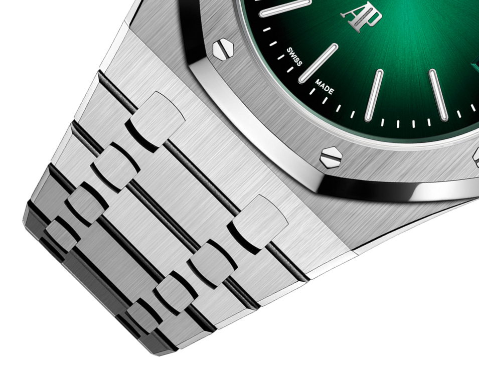 ROYAL OAK โJUMBOโ Smoked Green Dial 39mm - LITELUX