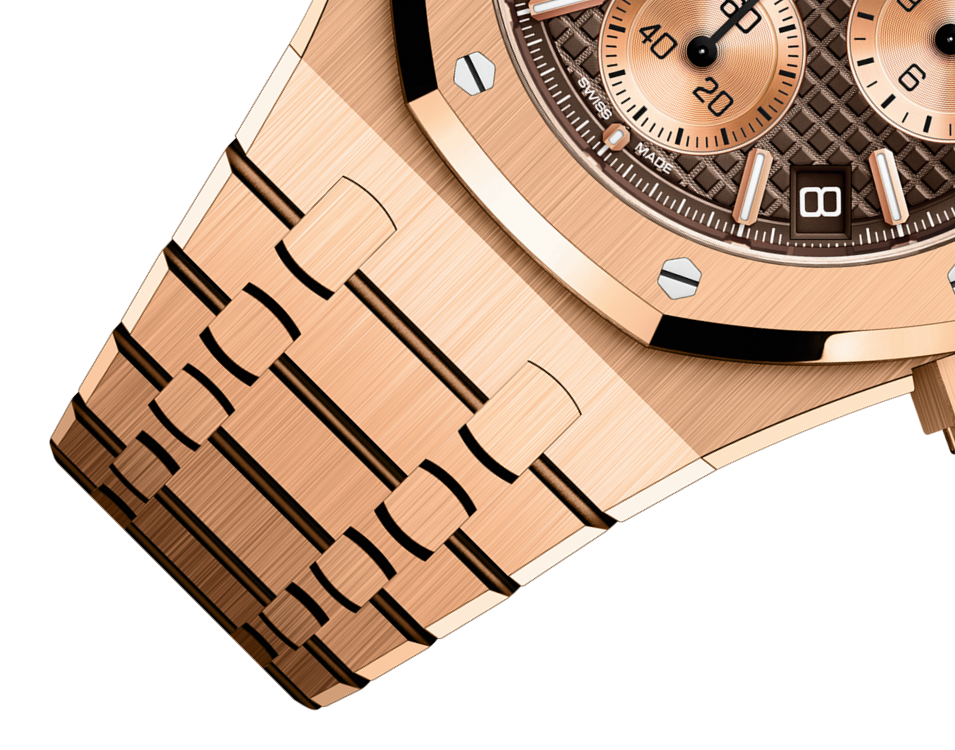 ROYAL OAK Pink Gold Brown Dial CHRONOGRAPH 41mm - LITELUX