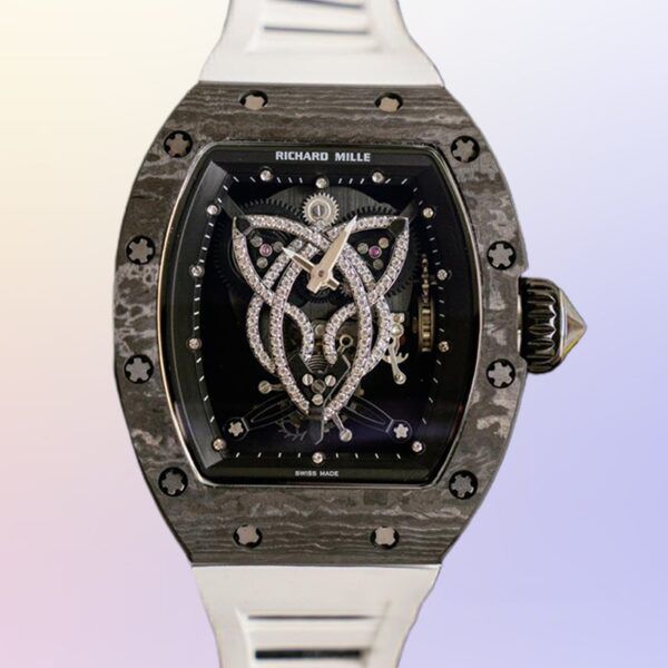 Richard Mille RM018 Around 4839mm Men RM018-003 Silver-tone Transparent Dial - LITELUX