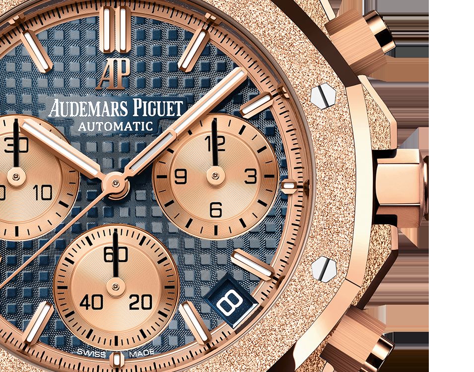 ROYAL OAK FROSTED GOLD CHRONOGRAPH Blue Dial 41mm - LITELUX