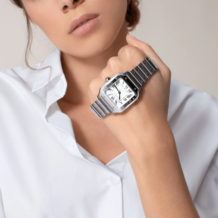 SANTOS Classic Silver 35mm - LITELUX