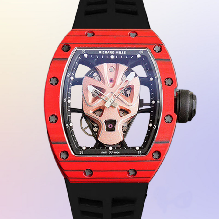 Richard Mille RM52-02 Around 43mm Men RM52-02-009 Horse Dial Rose Gold-Tone Silver-Tone - LITELUX