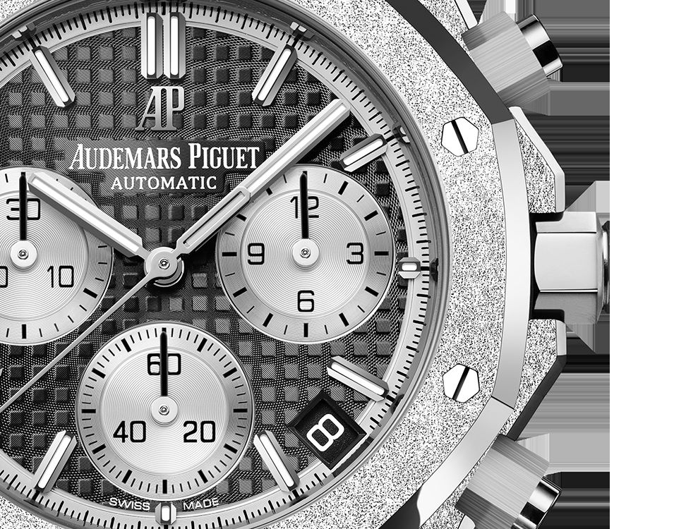 ROYAL OAK FROSTED GOLD CHRONOGRAPH Black Dial 41mm - LITELUX