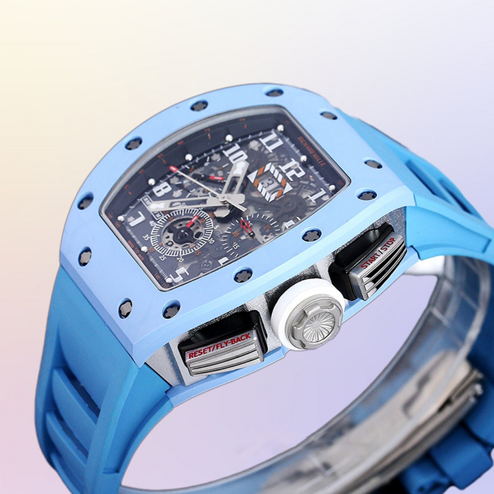 Richard Mille RM 010 Men 50 42mm RM 010-014 Automatic Transparent Dial - LITELUX