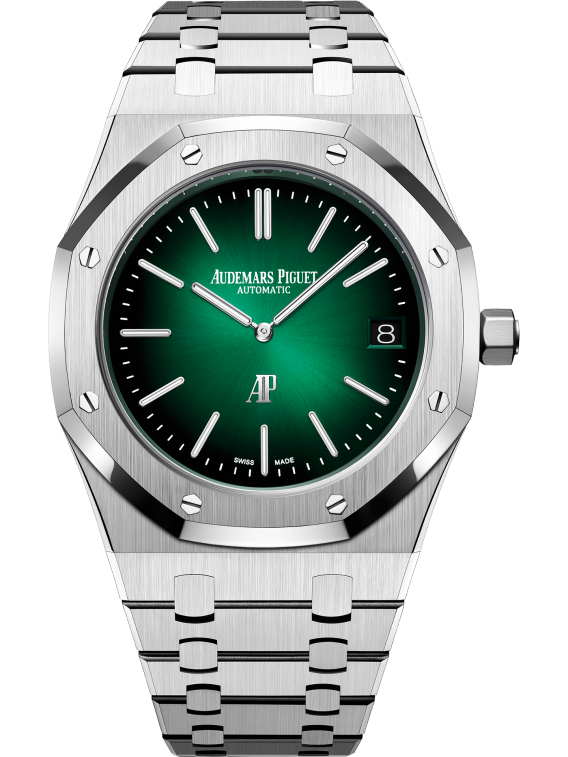 ROYAL OAK “JUMBO” Smoked Green Dial 39mm - LITELUX