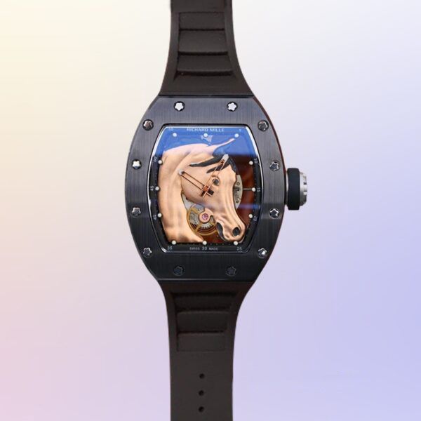 Richard Mille RM52-01 Around 5042mm Men RM52-01-001 Red Skull Dial Mechanical - LITELUX