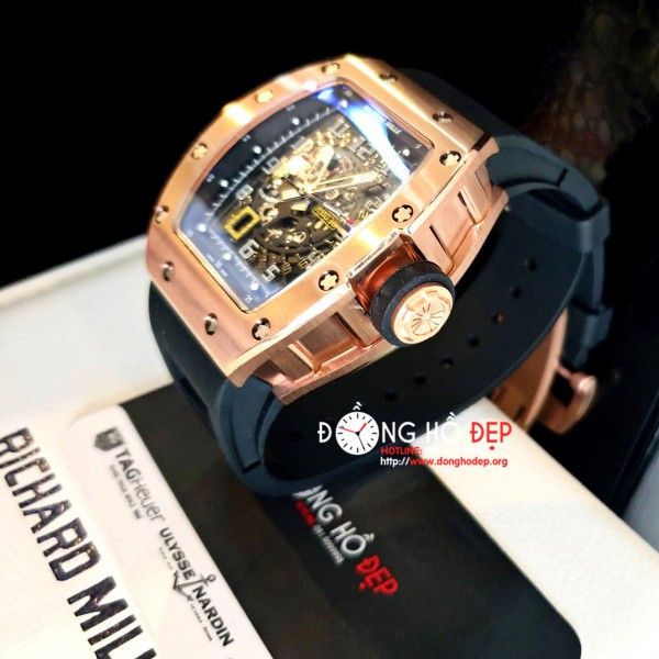 Richard Mille Rm 30 Automatic With Declutchable Rotor Rose Gold - LITELUX