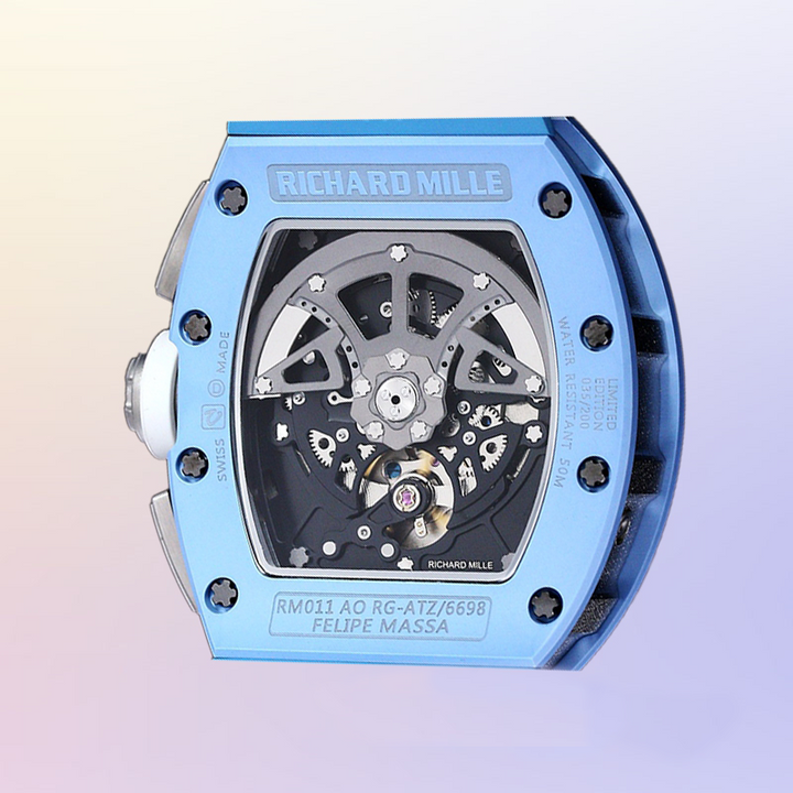 Richard Mille RM 010 RM 010-015 50 42mm Men Transparent Dial V1 - LITELUX