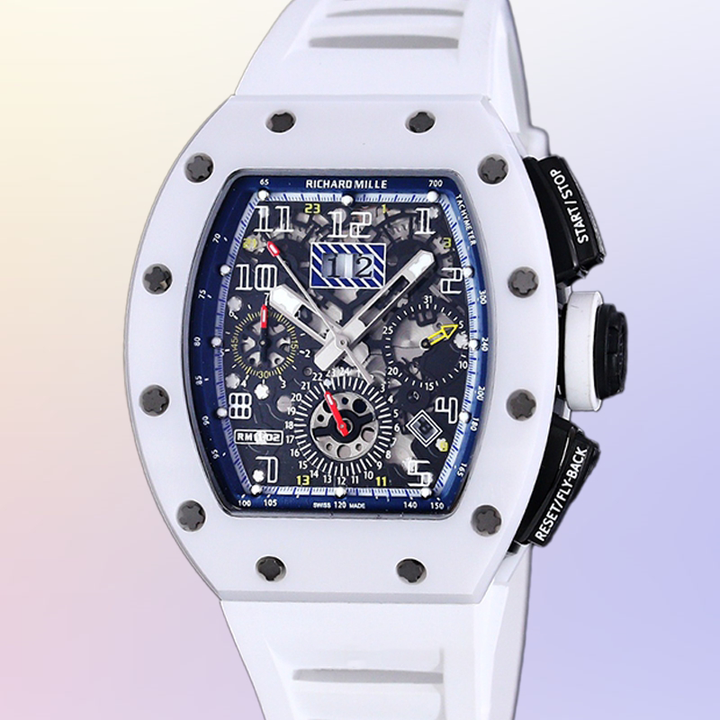 Richard Mille RM 010 Men 50 42mm RM 010-013 Transparent Dial - LITELUX