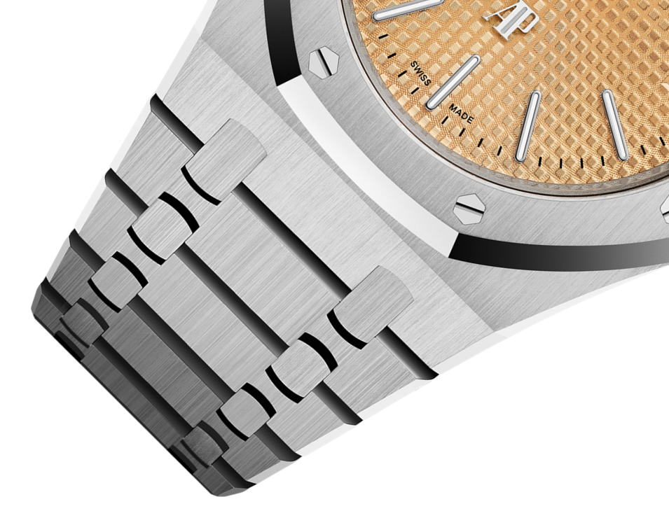 ROYAL OAK “JUMBO” EXTRA-THIN Pink Gold-toned Dial 39mm - LITELUX