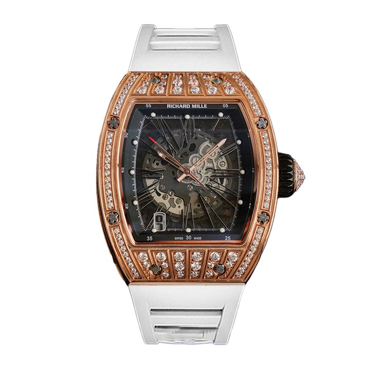 Richard Mille RM52-02 Men Around 43mm RM52-02-016 Mechanical Silver-tone - LITELUX