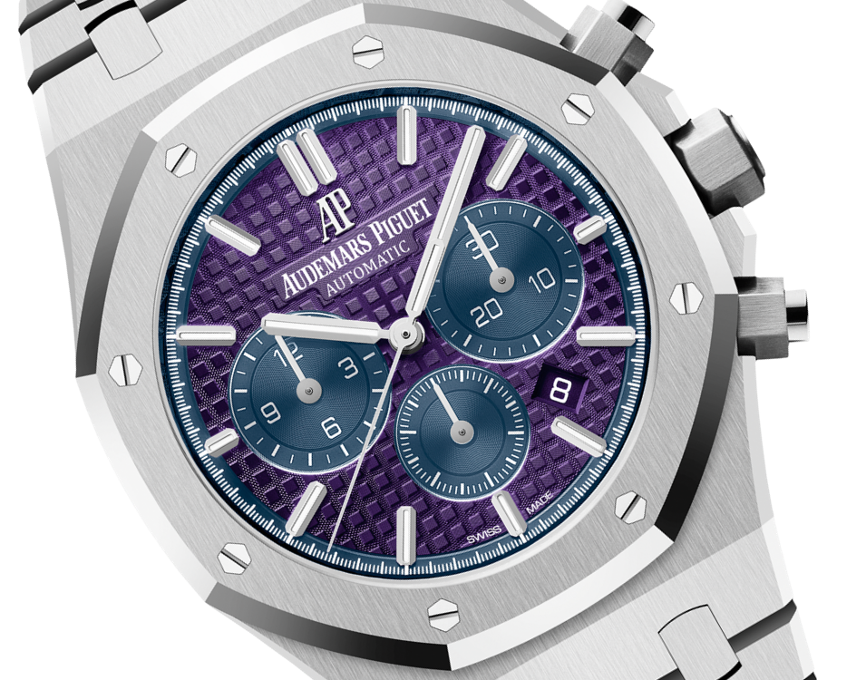 ROYAL OAK Plum purple dial CHRONOGRAPH 41mm - LITELUX