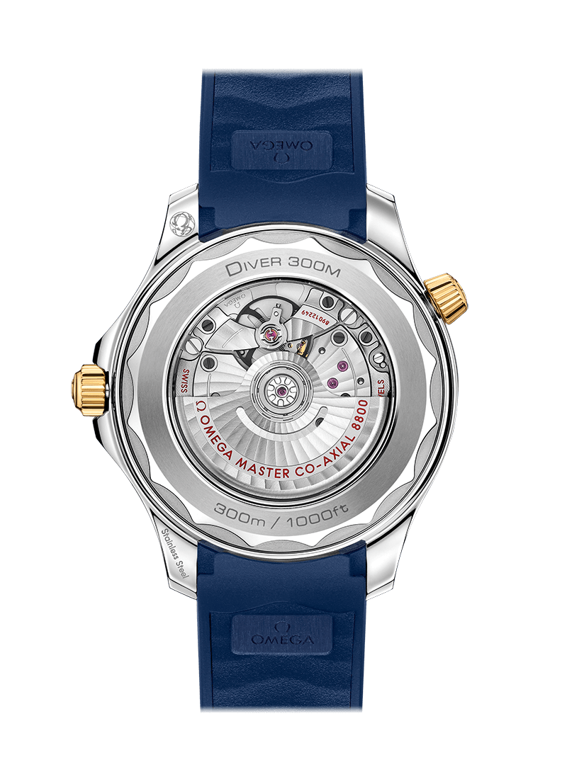 Seamaster Diver 300m Blue yellow gold 42mm - LITELUX