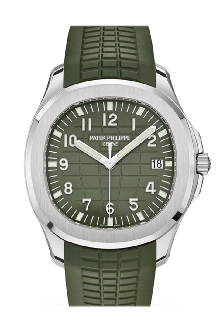 Aquanaut 5168G-010 Khaki Green Dial Watch 42mm - LITELUX