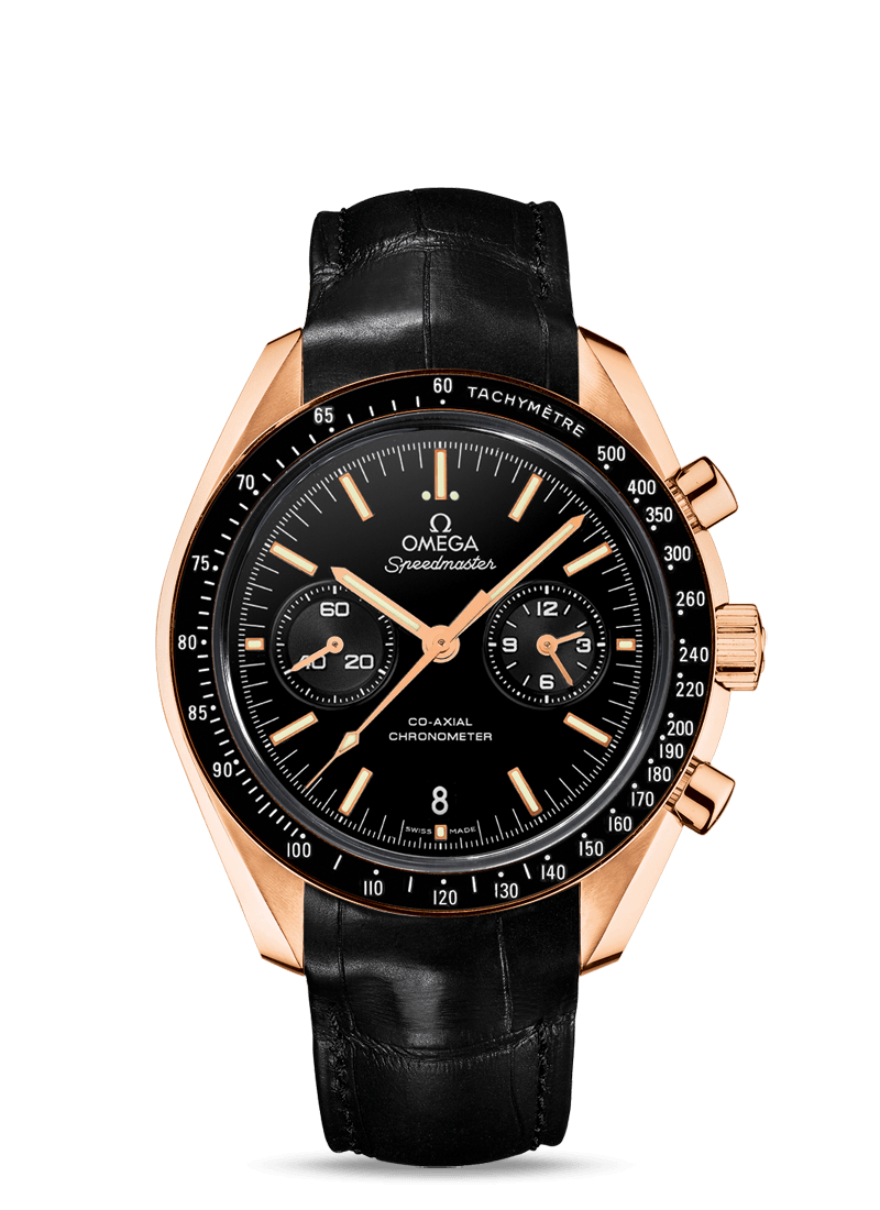 Speedmaster TWO COUNTERS Orange gold Black 44.25mm - LITELUX