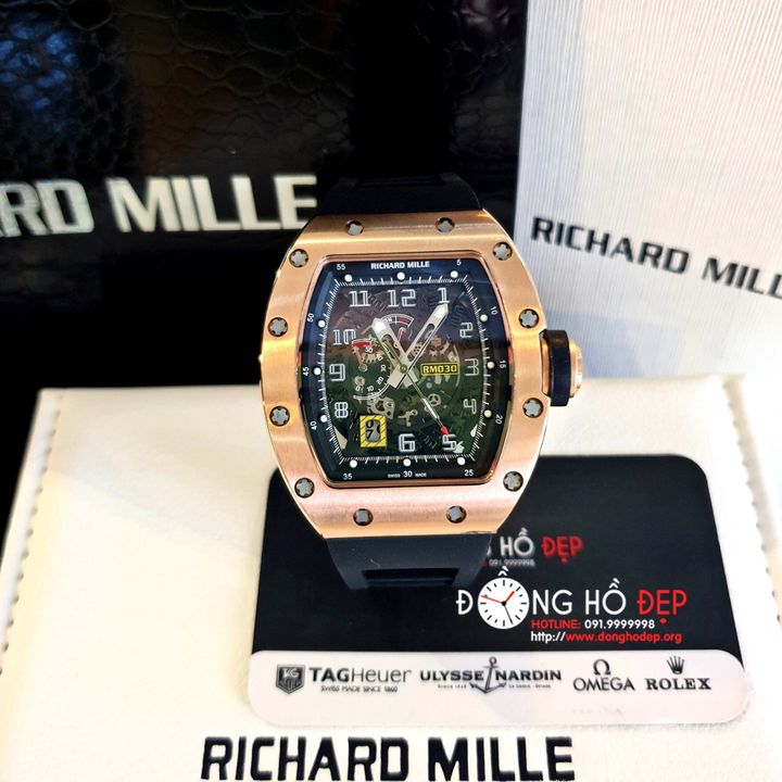 Richard Mille Rm 30 Automatic With Declutchable Rotor Rose Gold - LITELUX