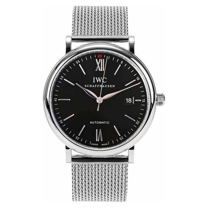 IW356506 IWC Mens Portofino Watch Stainless Steel Case & Bracelet Automatic Movement - LITELUX