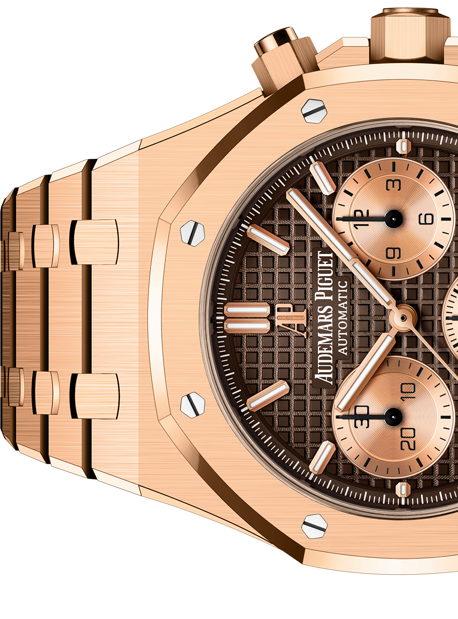 ROYAL OAK Pink Gold Brown Dial CHRONOGRAPH 41mm - LITELUX