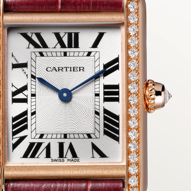 TANK LOUIS  Rose Gold Diamond 22mm - LITELUX