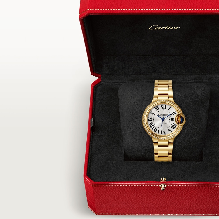 BALLON BLEU Diamond Yellow Gold 33mm - LITELUX