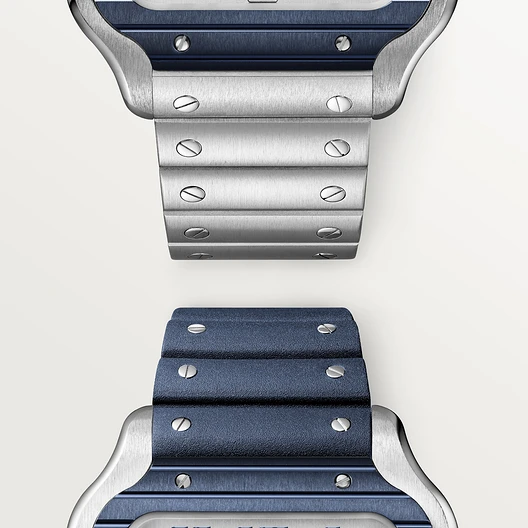 SANTOS Blue PVD Bezel 39.8mm - LITELUX