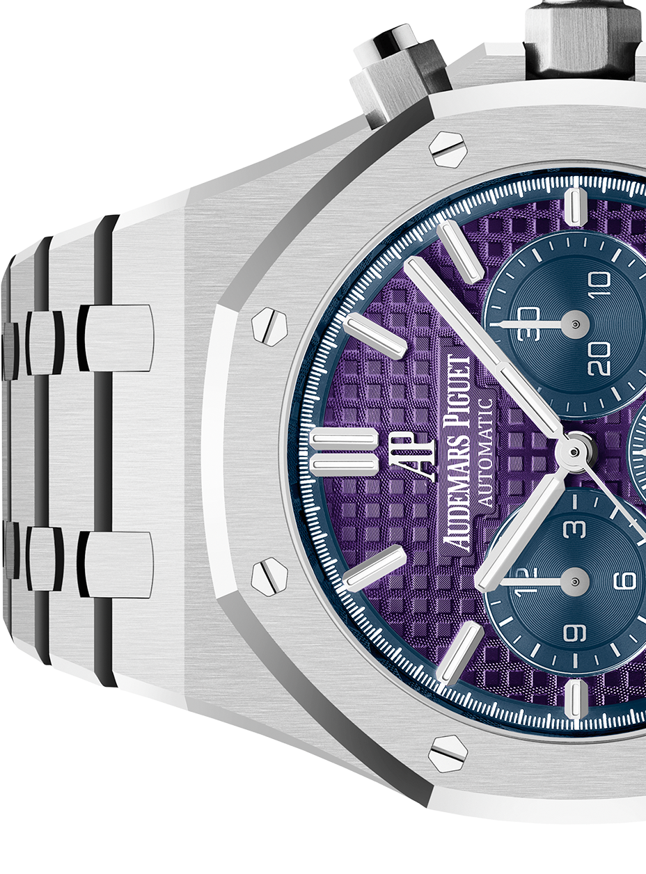 ROYAL OAK Plum purple dial CHRONOGRAPH 41mm - LITELUX