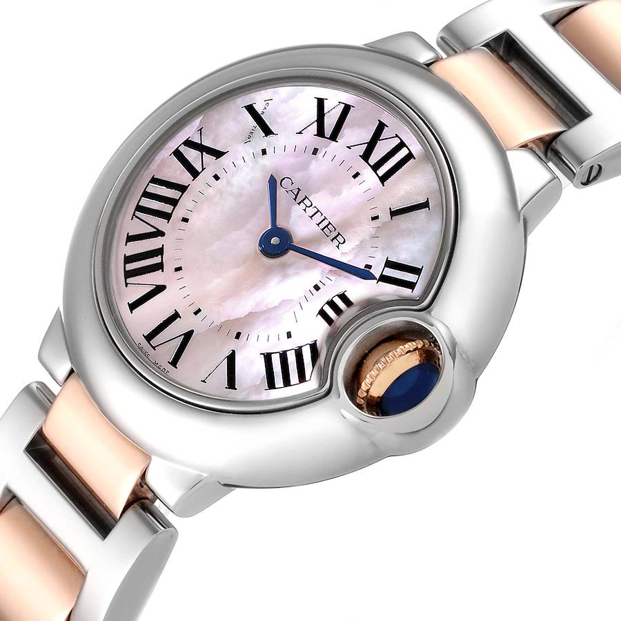BALLON BLEU Pink Mother of Pearl Dial 28mm - LITELUX