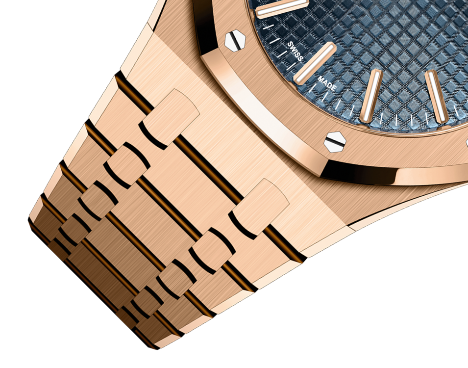 ROYAL OAK Pink Gold โBleu nuit nuage 50โ Dial 41mm - LITELUX