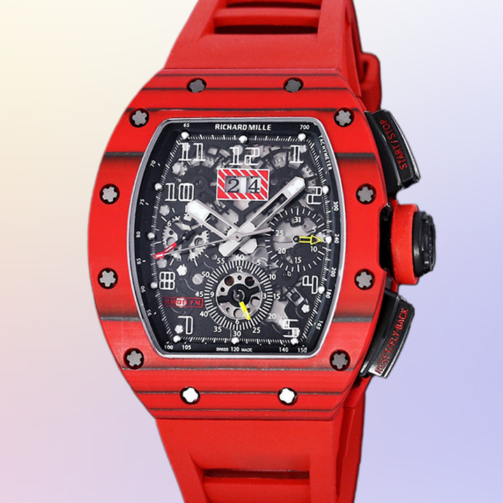 Richard Mille RM010 Around 50 40mm RM010 Men Automatic Silver-tone - LITELUX