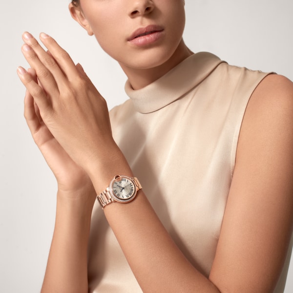 BALLON BLEU Diamond Rose Gold 33mm - LITELUX