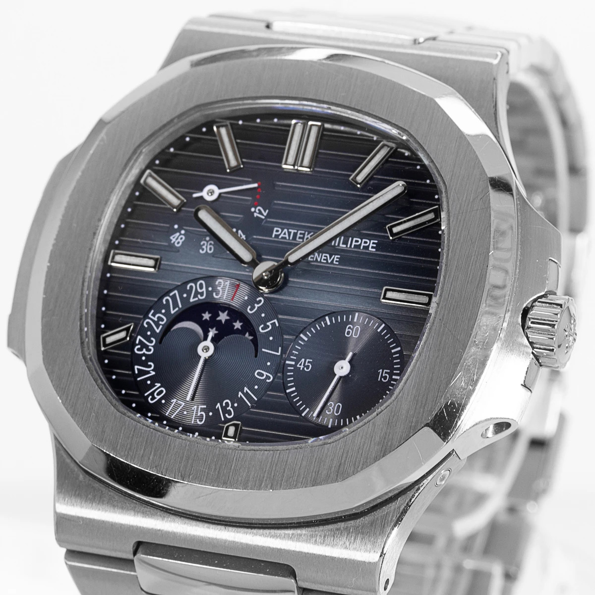 Nautilus 5712/1A-001 Blue Dial  Moon Phases Steel 40mm - LITELUX