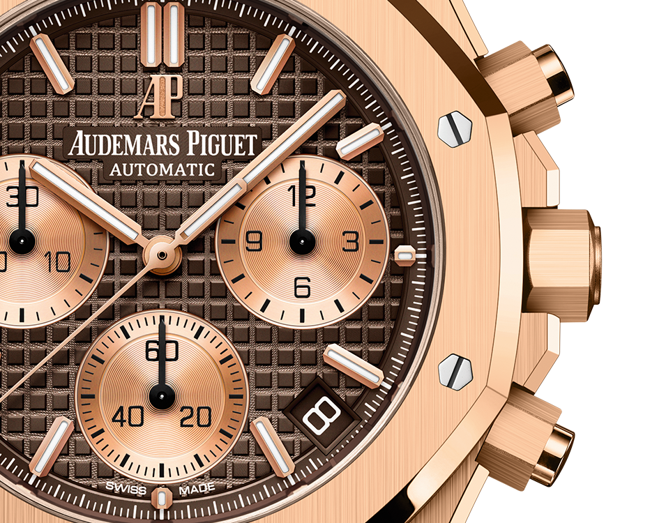 ROYAL OAK Pink Gold Brown Dial CHRONOGRAPH 41mm - LITELUX