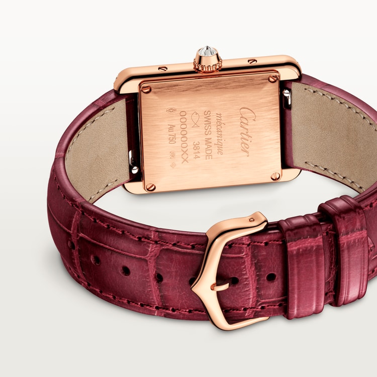 TANK LOUIS  Rose Gold Diamond 22mm - LITELUX